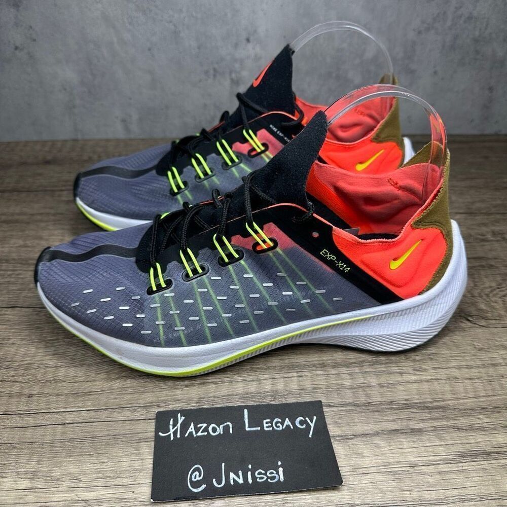 Nike~Women’s~EXP-X14 Black/Volt Total Crimson‎ Running Shoe(AO3170-002)~Size 8.5